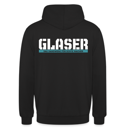 Unisex Hoodie HW-300 | MACHER "Glaser" Schwarz Unisex Hoodie {{ color }}