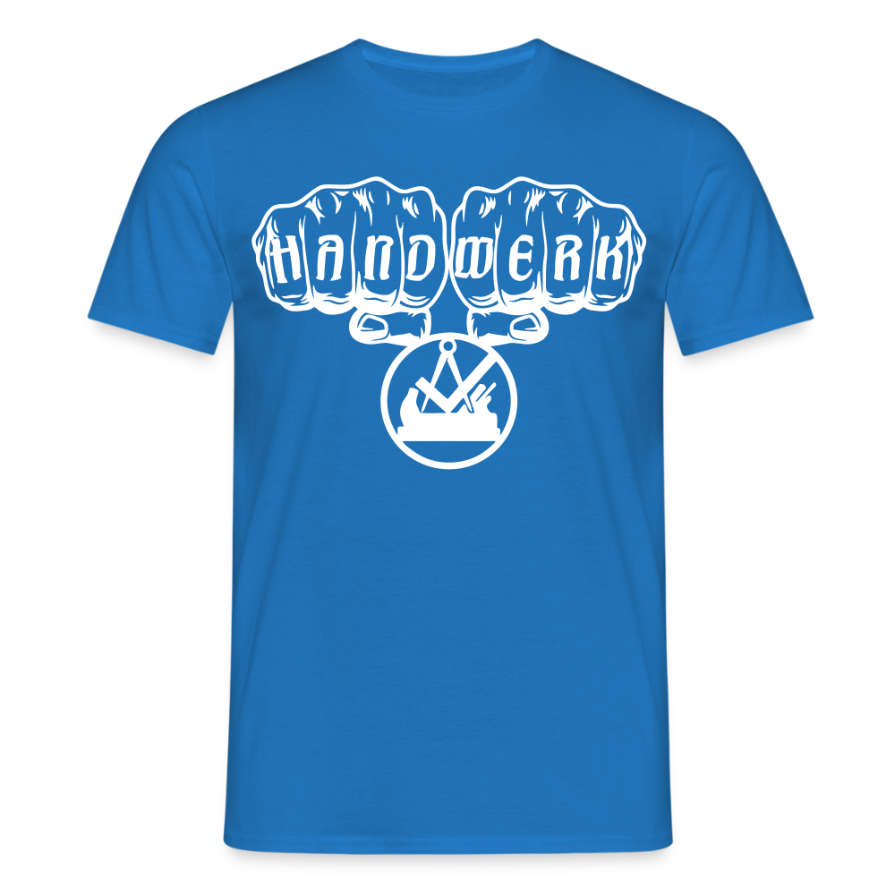 Unisex T-Shirt "Schreiner" Royalblau Männer T-Shirt