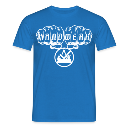 Unisex T-Shirt "Schreiner" Royalblau Männer T-Shirt