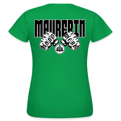 Frauen T-Shirt "Maurerin" (beidseitig bedruckt) Kelly Green Frauen T-Shirt