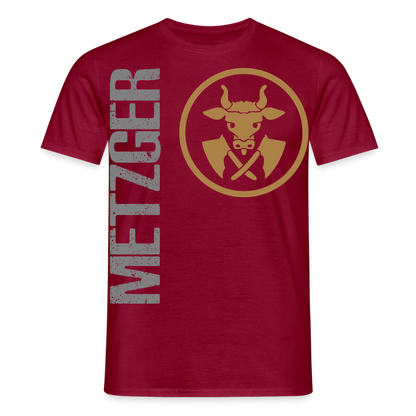Unisex T-Shirt "Metzger" Ziegelrot Männer T-Shirt
