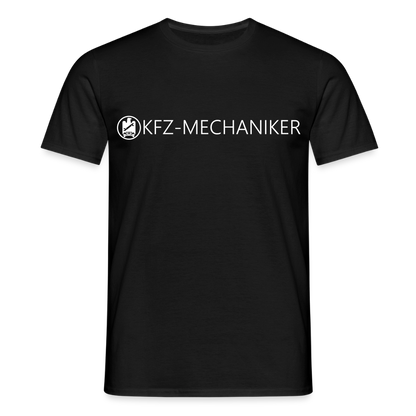 Unisex T-Shirt "KFZ-Mechaniker" Schwarz Männer T-Shirt