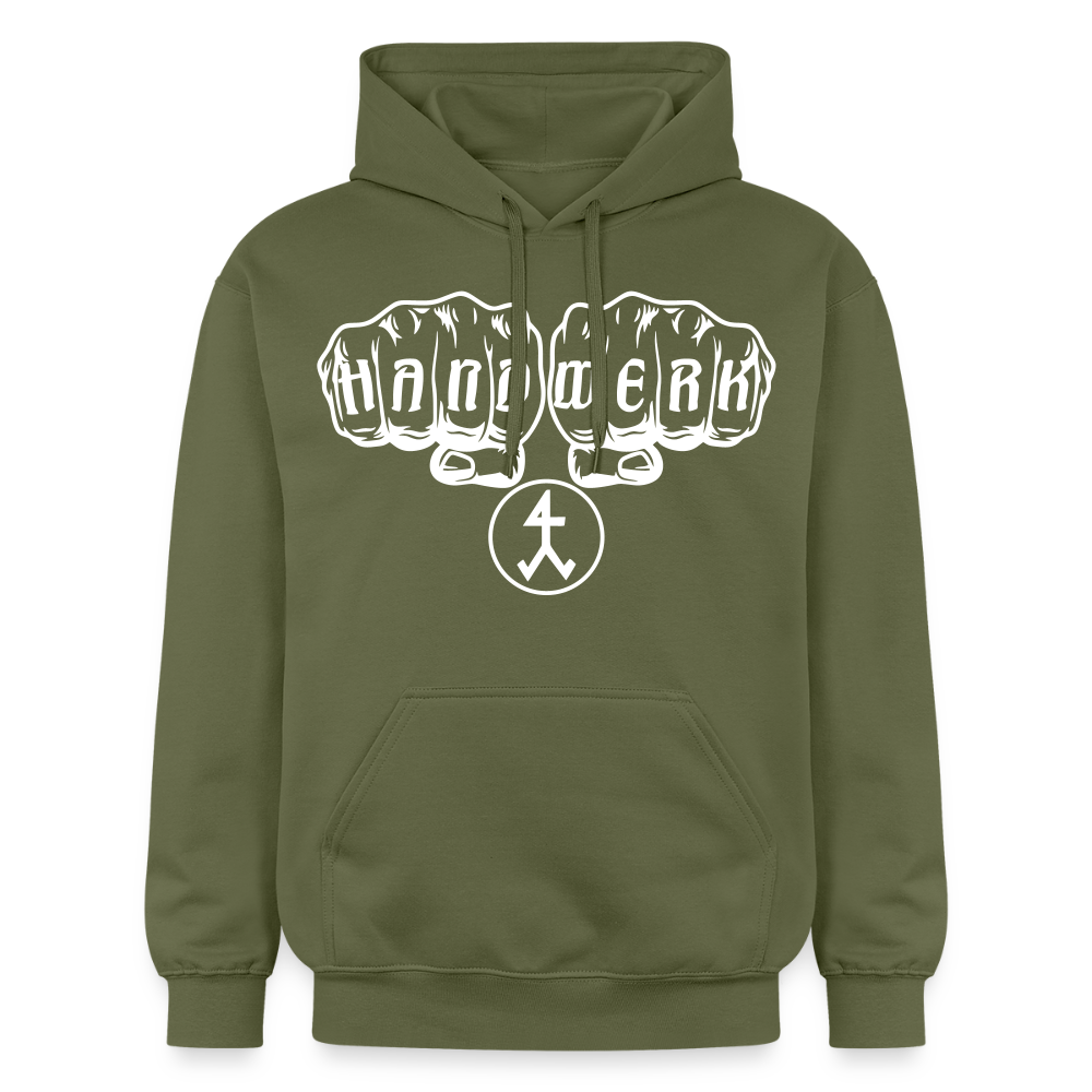 Gildan Unisex Softstyle® "Steinmetz" Militärgrün Gildan Unisex Softstyle® Midweight Hoodie