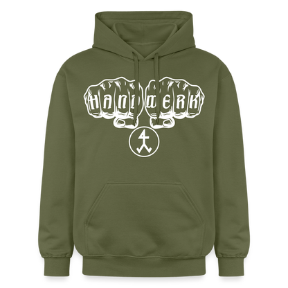 Gildan Unisex Softstyle® "Steinmetz" Militärgrün Gildan Unisex Softstyle® Midweight Hoodie