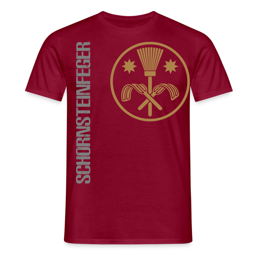 Unisex T-Shirt "Schornsteinfeger" Ziegelrot Männer T-Shirt