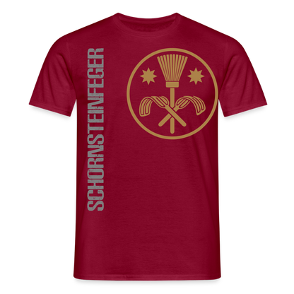 Unisex T-Shirt "Schornsteinfeger" Ziegelrot Männer T-Shirt