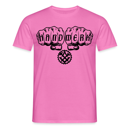 Unisex T-Shirt "Mechaniker" Pink Männer T-Shirt
