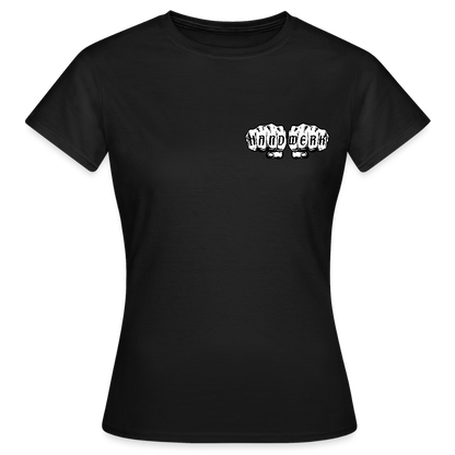 Frauen T-Shirt "Drechsler" (beidseitig bedruckt) - Schwarz
