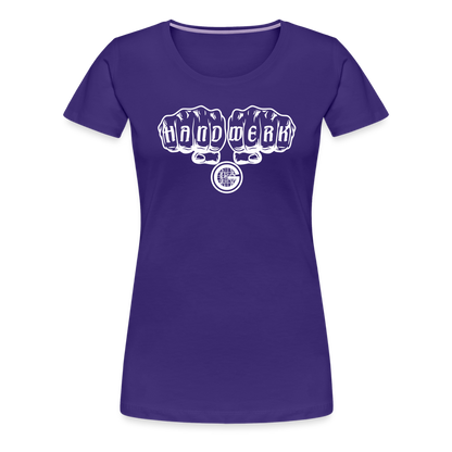 Frauen Premium T-Shirt "Gerüstbauer" - Lila
