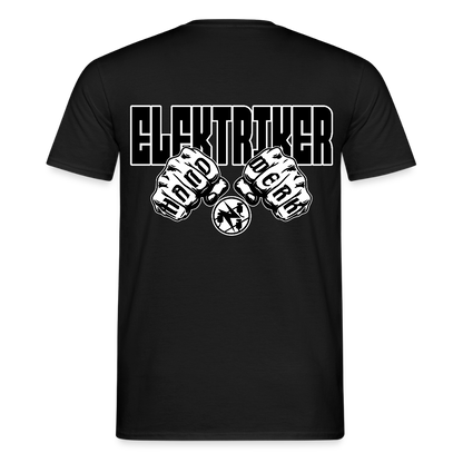 Unisex T-Shirt "Elektriker" Schwarz Männer T-Shirt