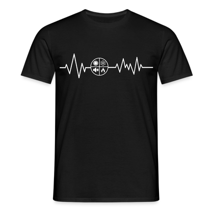 Unisex T-Shirt "Isolierer" Schwarz Männer T-Shirt