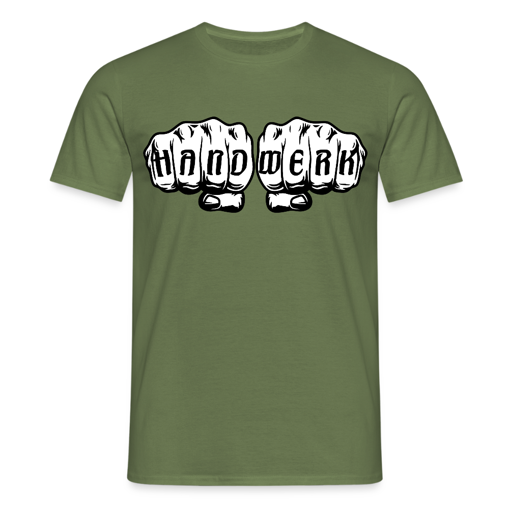 Unisex T-Shirt "Handwerk" Militärgrün Männer T-Shirt