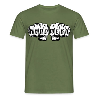 Unisex T-Shirt "Handwerk" Militärgrün Männer T-Shirt
