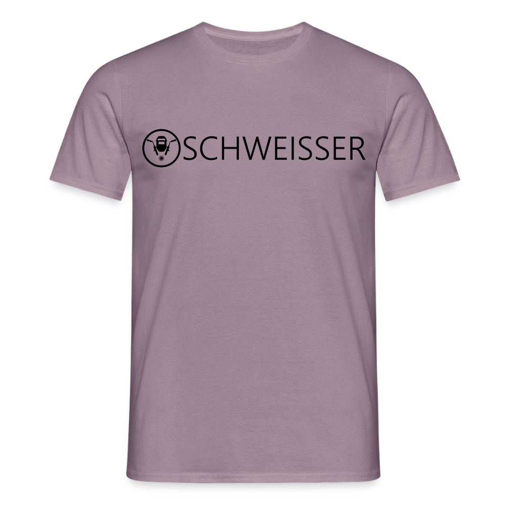 Unisex T-Shirt "Schweisser" Lilagrau Männer T-Shirt