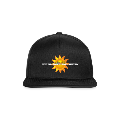 Snapback Cap "Radio-Sunshine-Musik" Schwarz Schwarz One size Snapback Cap