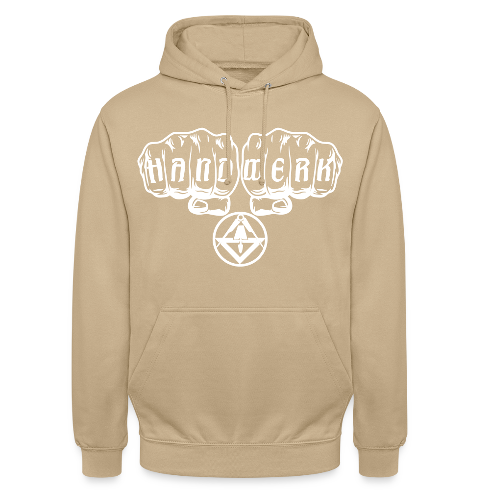 Unisex Hoodie "Stuckateur" Beige Unisex Hoodie