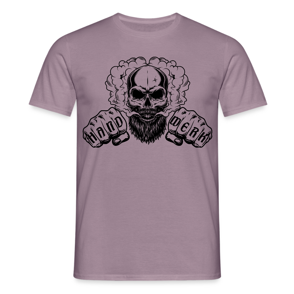 Unisex T-Shirt "Blackbeard-Handwerk" Lilagrau Männer T-Shirt