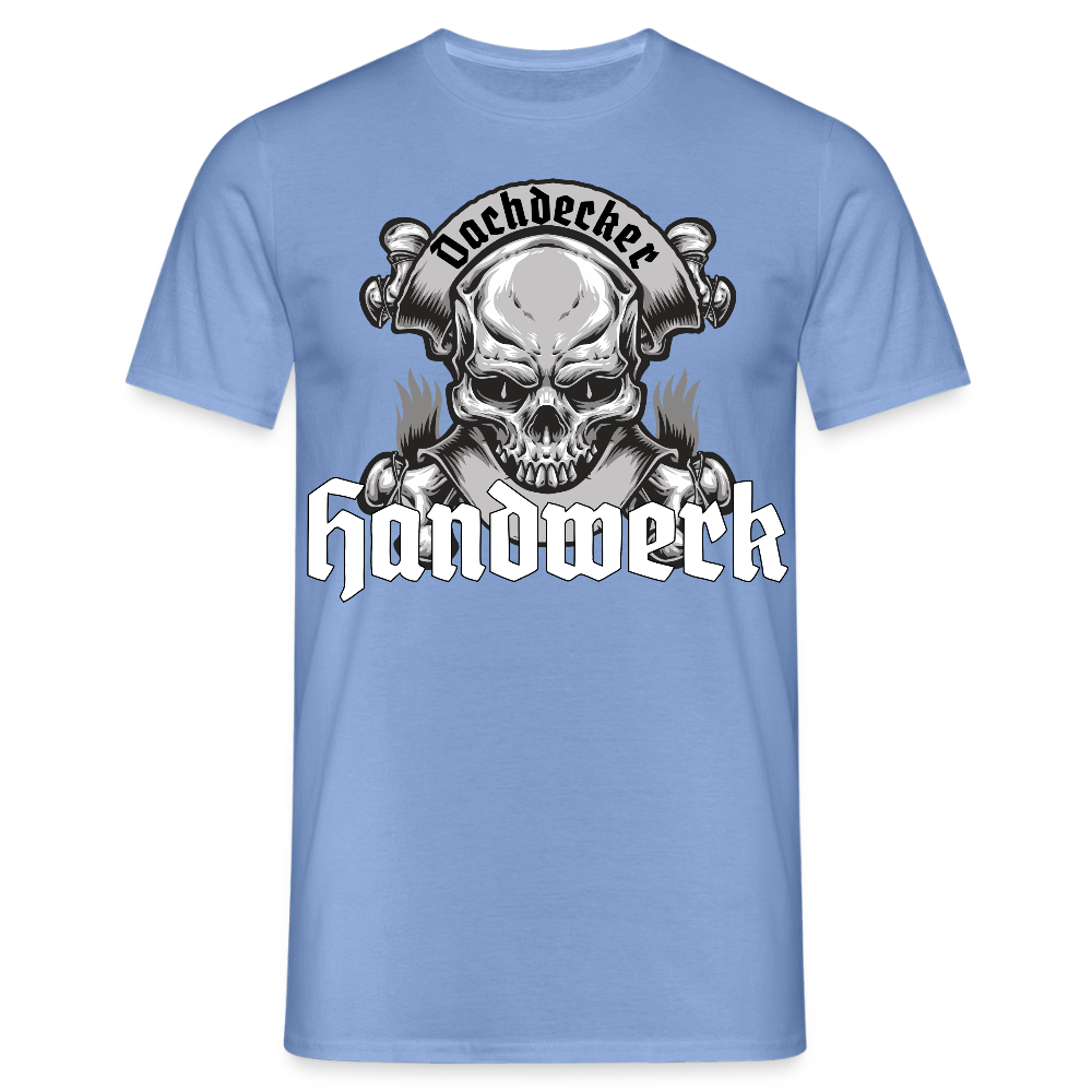 Unisex T-Shirt "Skull-Dachdecker" carolina blue Männer T-Shirt