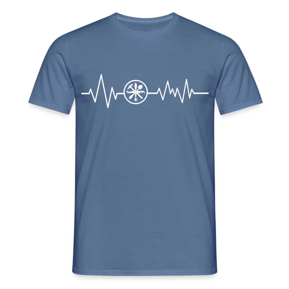 Unisex T-Shirt "Glaser" Taubenblau Männer T-Shirt