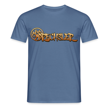 Unisex T-Shirt "Drechsler" Taubenblau Männer T-Shirt