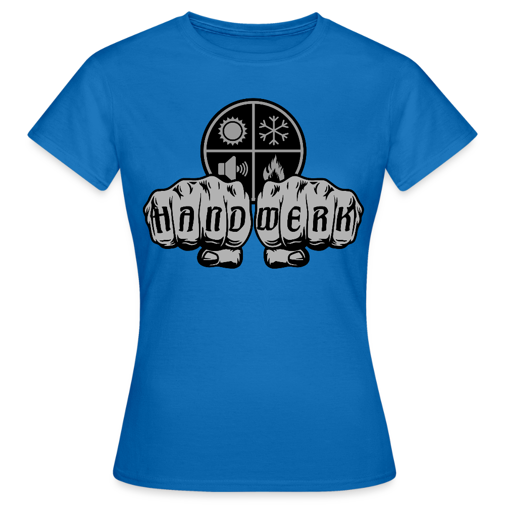 Frauen T-Shirt "Isolierer" Royalblau Frauen T-Shirt