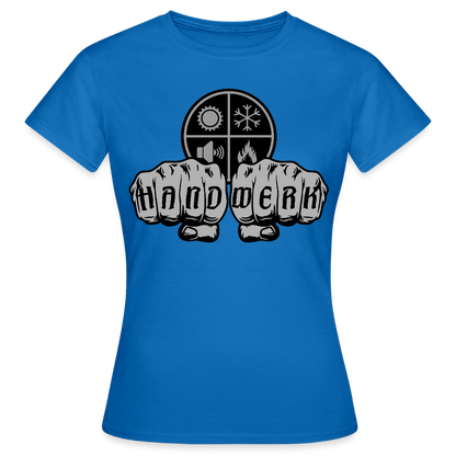 Frauen T-Shirt "Isolierer" Royalblau Frauen T-Shirt
