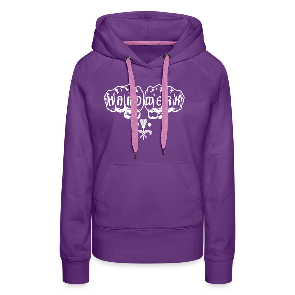 Frauen Premium Hoodie "Schornsteinfeger" Purple Frauen Premium Hoodie