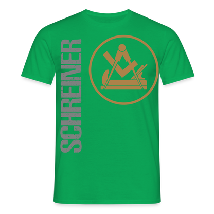 Unisex T-Shirt "Schreiner" Kelly Green Männer T-Shirt
