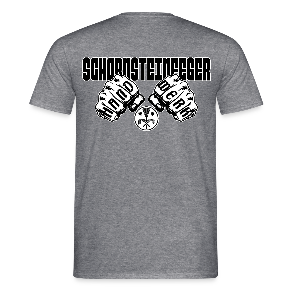 Unisex T-Shirt "Schornsteinfeger" Graphit meliert Männer T-Shirt