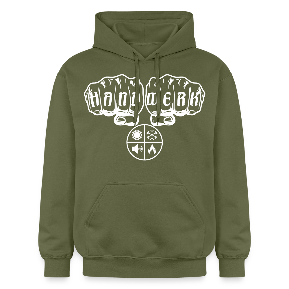 Gildan Unisex Softstyle® "Isolierer" Militärgrün Gildan Unisex Softstyle® Midweight Hoodie