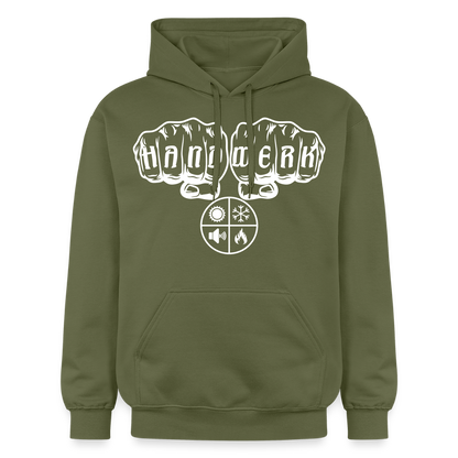 Gildan Unisex Softstyle® "Isolierer" Militärgrün Gildan Unisex Softstyle® Midweight Hoodie