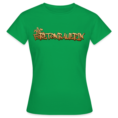 Frauen T-Shirt "Betonbauerin" Kelly Green Frauen T-Shirt