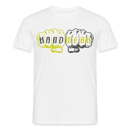 Unisex T-Shirt "Handwerk" Weiß Männer T-Shirt