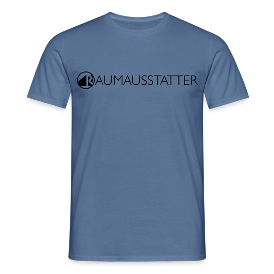 Uisex T-Shirt "Raumausstatter" Taubenblau Männer T-Shirt