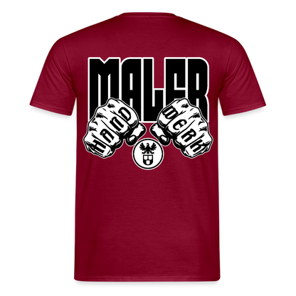 Unisex T-Shirt "Maler" Ziegelrot Männer T-Shirt