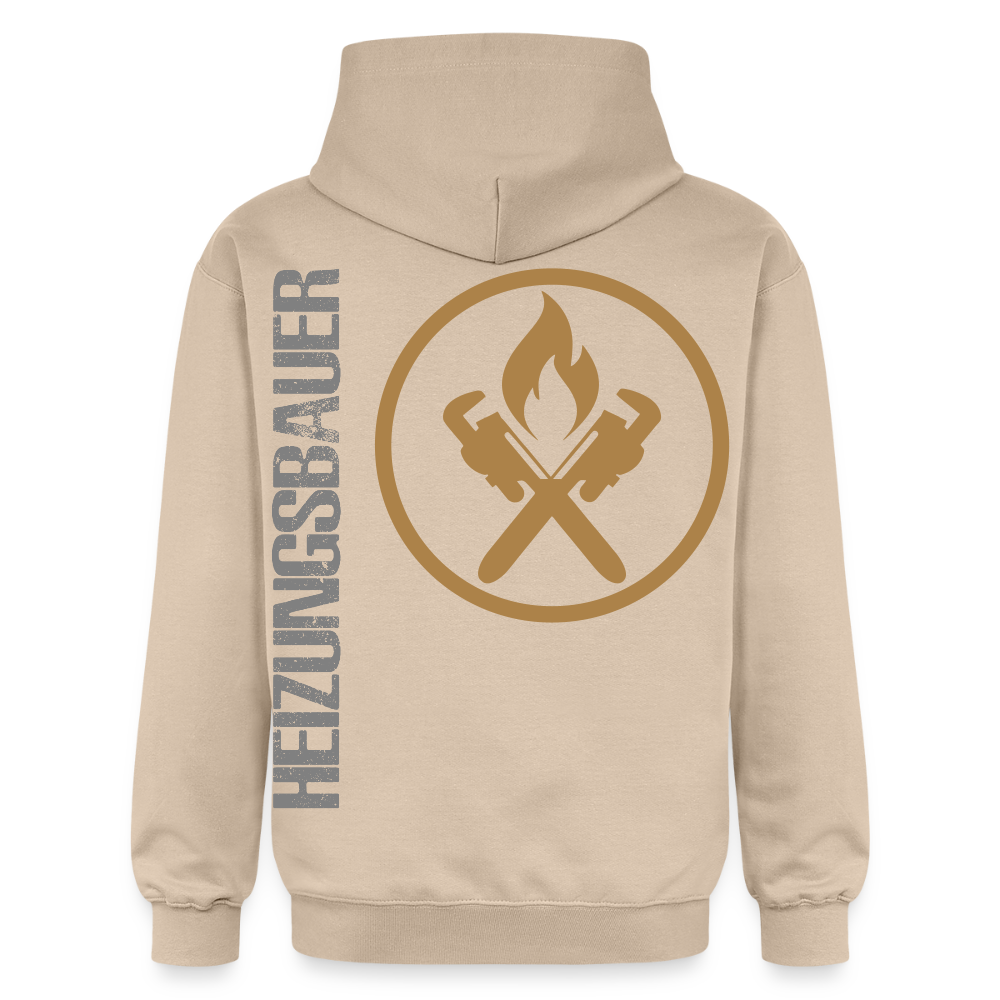 Gildan Unisex Softstyle® "Heizungsbauer" Sand Gildan Unisex Softstyle® Midweight Hoodie