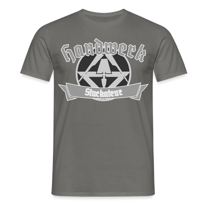 Unisex T-Shirt "Stuckateur" Graphit Männer T-Shirt