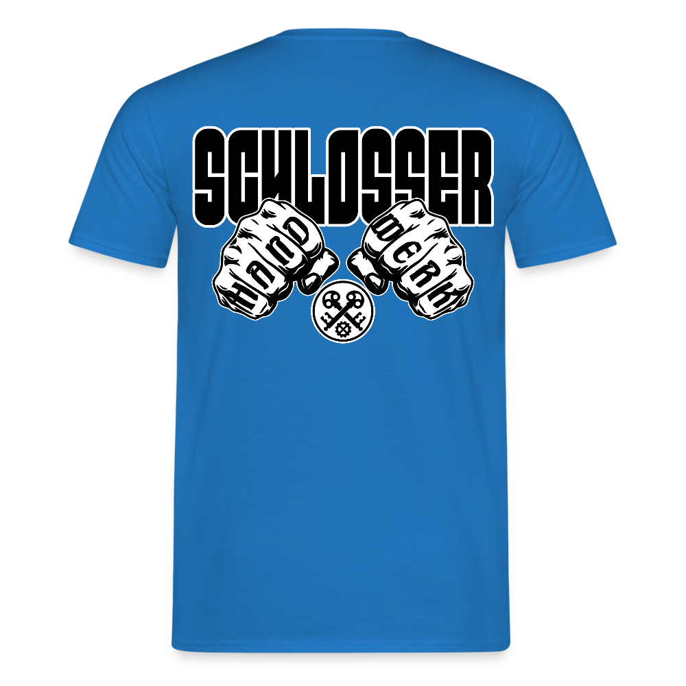 Unisex T-Shirt "Schlosser" Royalblau Männer T-Shirt