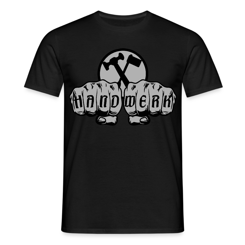 Unisex T-Shirt "Installateur" Schwarz Männer T-Shirt