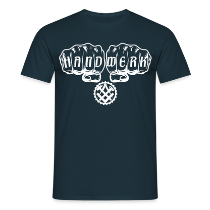 Unisex T-Shirt "Mechaniker" Navy Männer T-Shirt