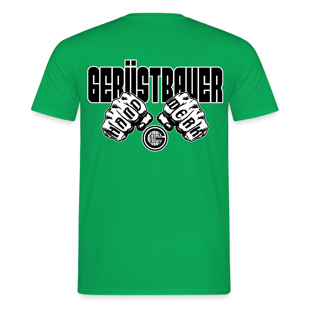 Unisex T-Shirt "Gerüstbauer" Kelly Green Männer T-Shirt