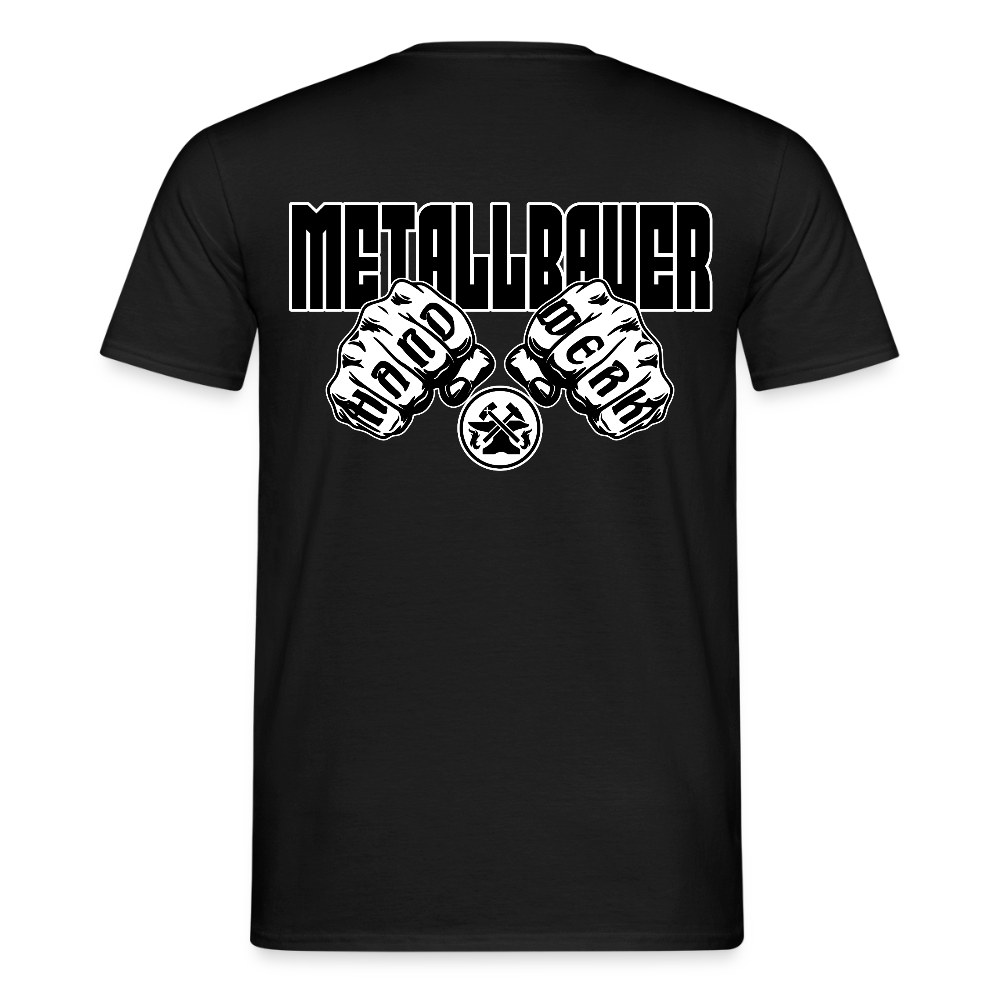 Unisex T-Shirt "Metallbauer" Schwarz Männer T-Shirt