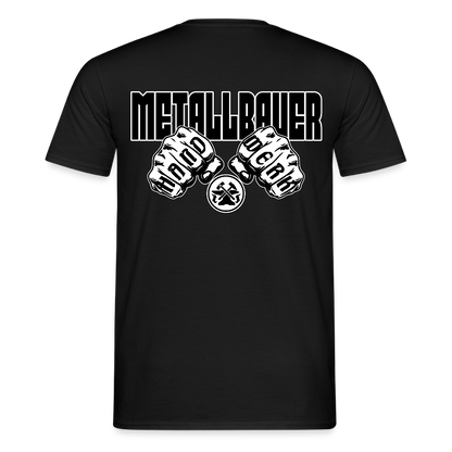 Unisex T-Shirt "Metallbauer" Schwarz Männer T-Shirt