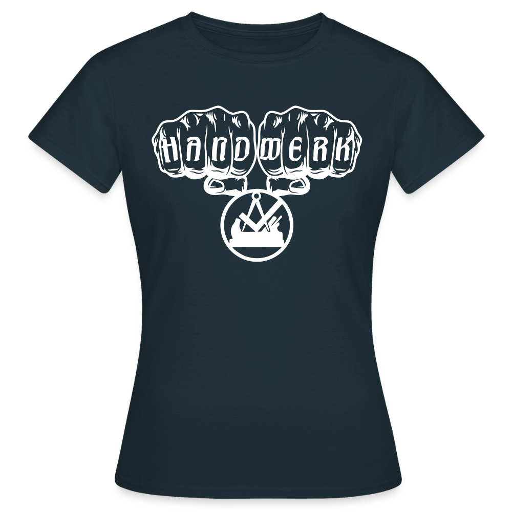 Frauen T-Shirt "Schreiner" Navy Frauen T-Shirt