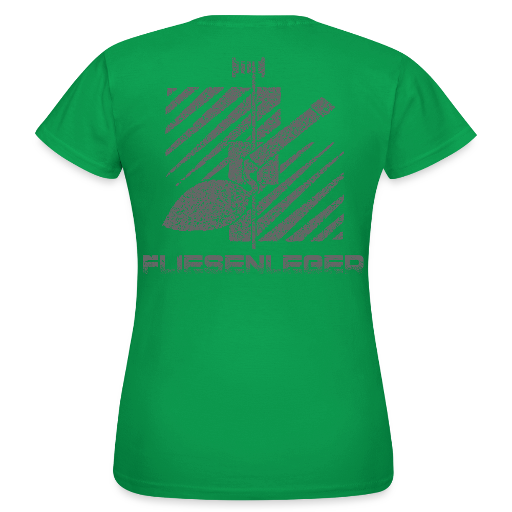 Frauen T-Shirt "Fliesenleger" (hinten bedruckt) Kelly Green Frauen T-Shirt
