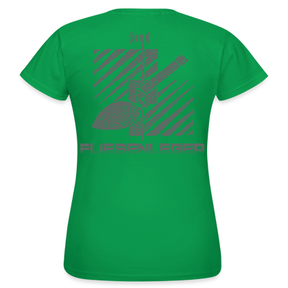 Frauen T-Shirt "Fliesenleger" (hinten bedruckt) Kelly Green Frauen T-Shirt