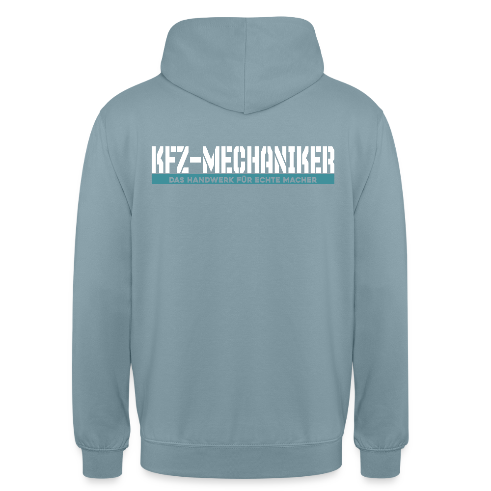 Unisex Hoodie HW-300 | MACHER "KFZ-Mechaniker" Nebelblau Unisex Hoodie {{ color }}