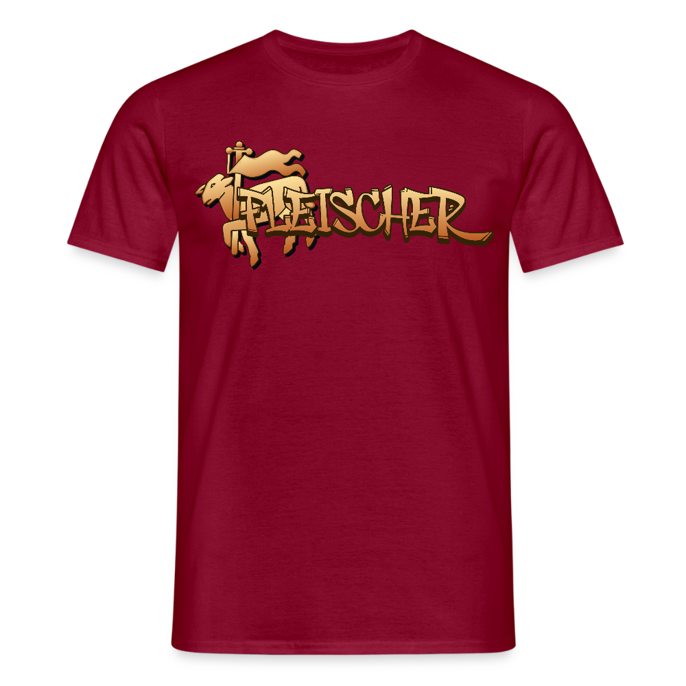 Unisex T-Shirt "Fleischer" Ziegelrot Männer T-Shirt