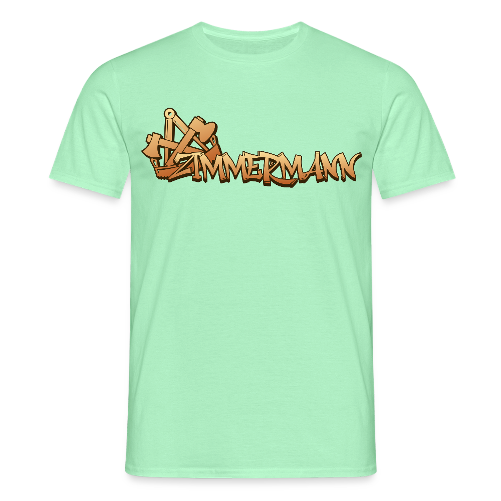 Unisex T-Shirt "Zimmermann" Mintgrün Männer T-Shirt
