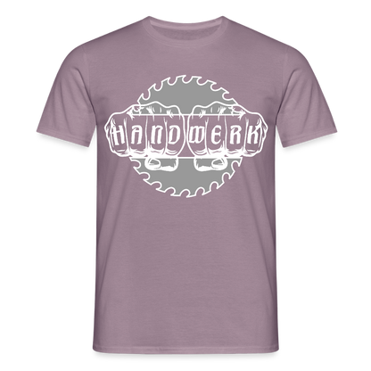 Unisex T-Shirt "Handwerk-SB" Lilagrau Männer T-Shirt